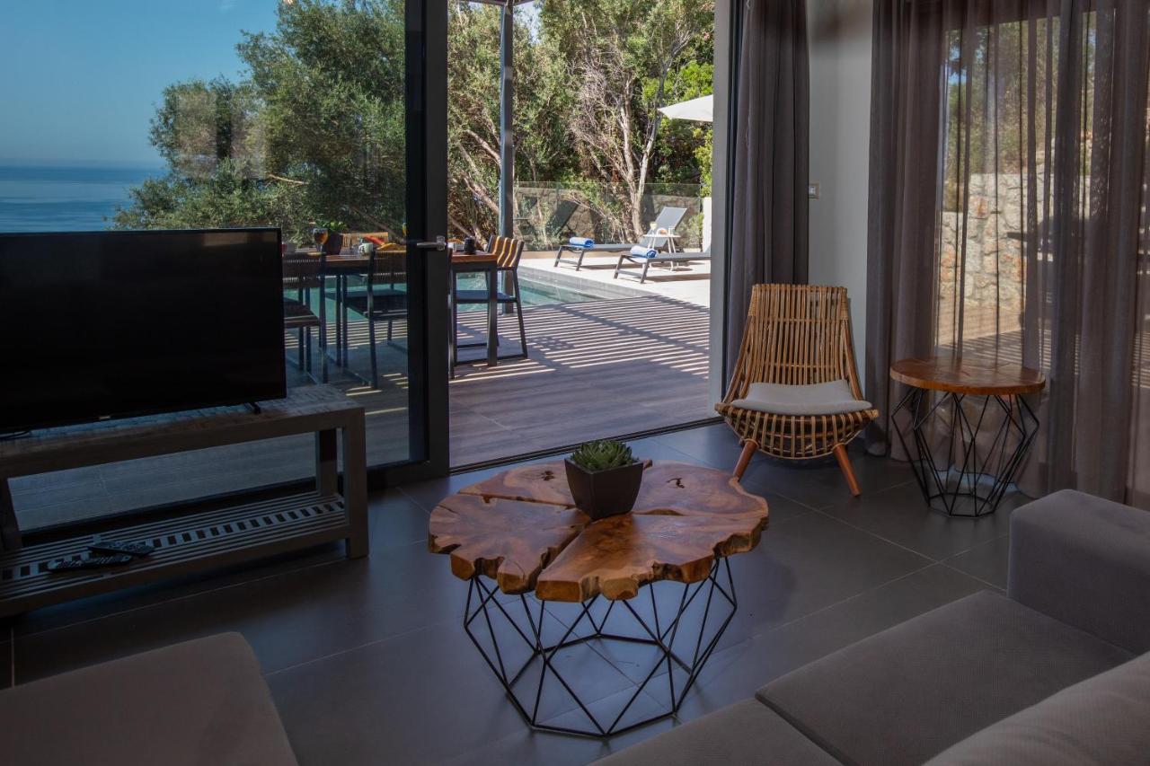 Brand New Villa Lefka With Private Pool At Platies Plateies ภายนอก รูปภาพ