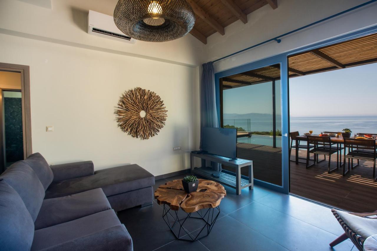 Brand New Villa Lefka With Private Pool At Platies Plateies ภายนอก รูปภาพ
