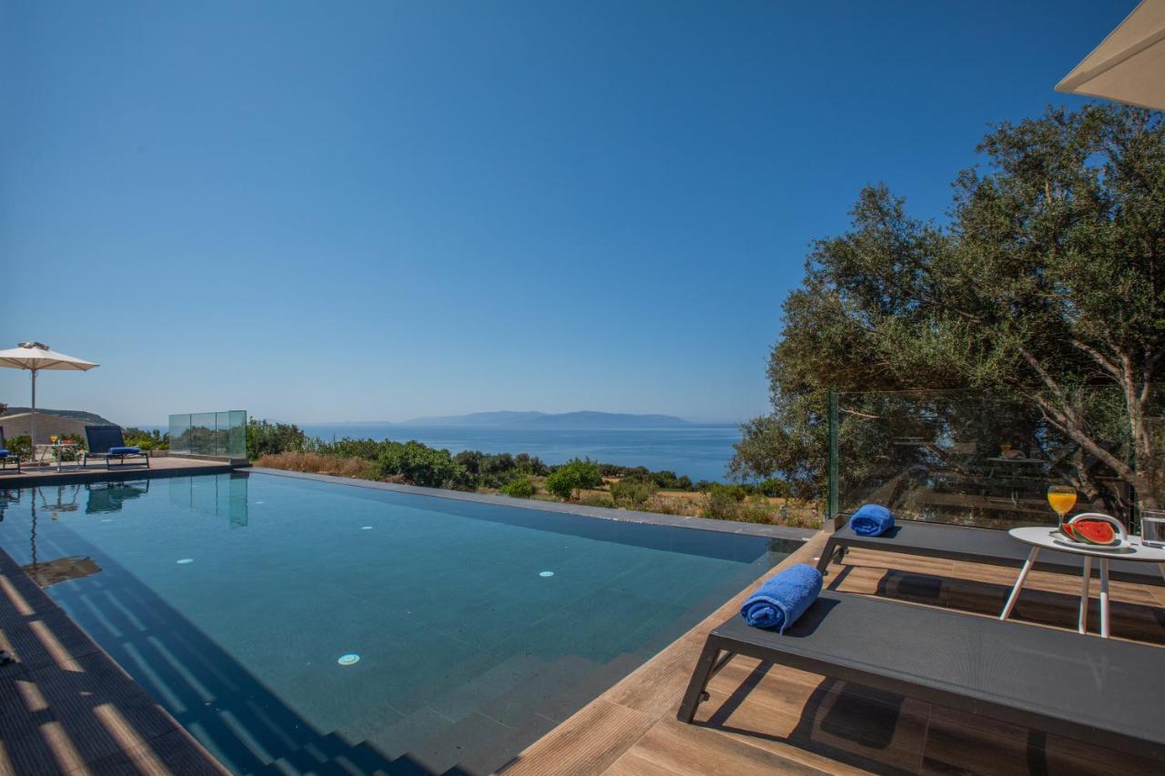 Brand New Villa Lefka With Private Pool At Platies Plateies ภายนอก รูปภาพ