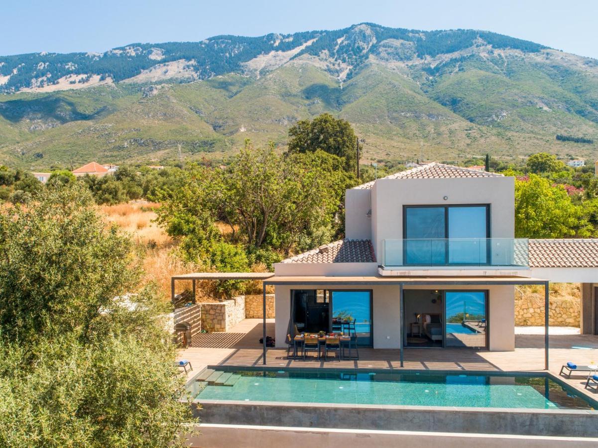 Brand New Villa Lefka With Private Pool At Platies Plateies ภายนอก รูปภาพ